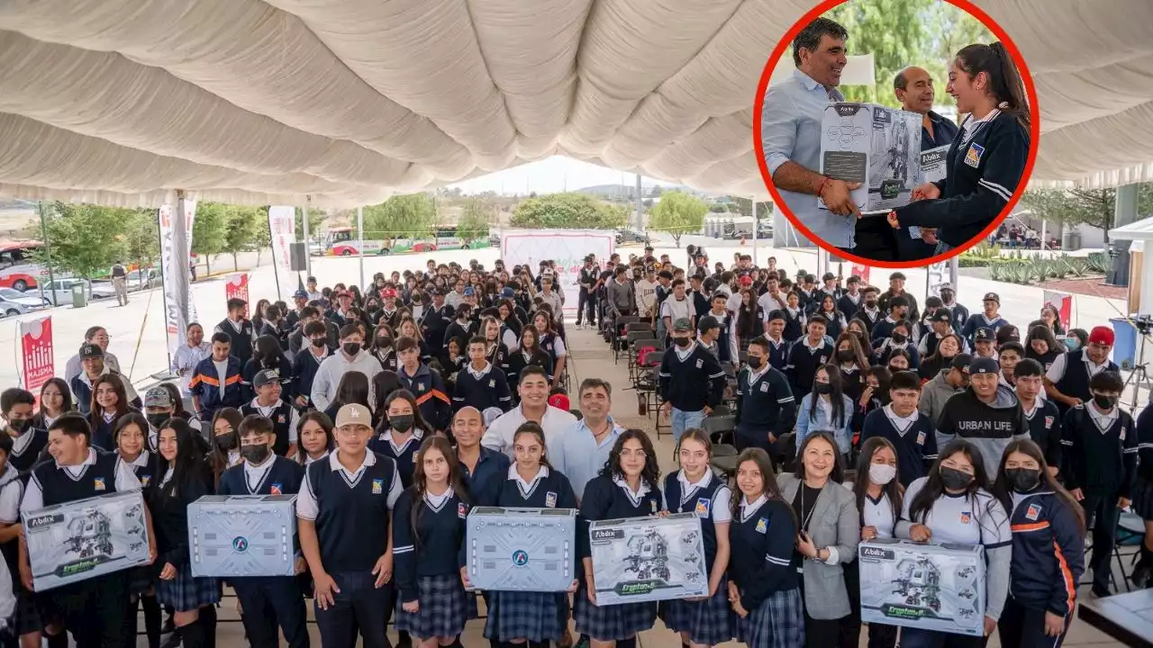 Entregan equipo de robotica a jóvenes en San Miguel de Allende