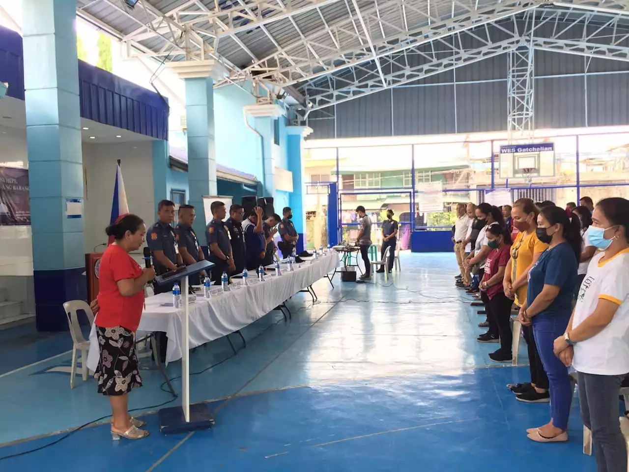 Valenzuela police meet barangay officials to discuss crime-free community