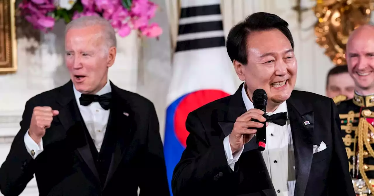 South Korea’s Yoon sings ‘American Pie’ at White House state dinner