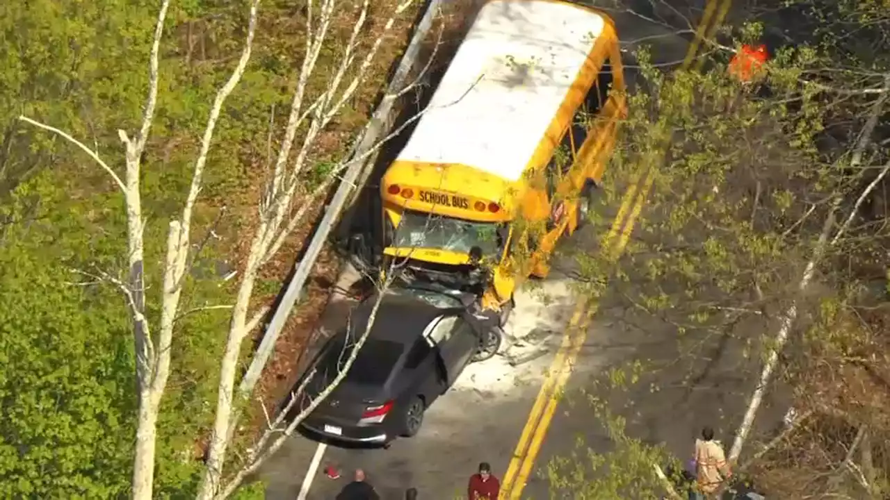 9 Hurt After Unlicensed Teen Driver Plows Head-On Into Westchester County School Bus: Cops