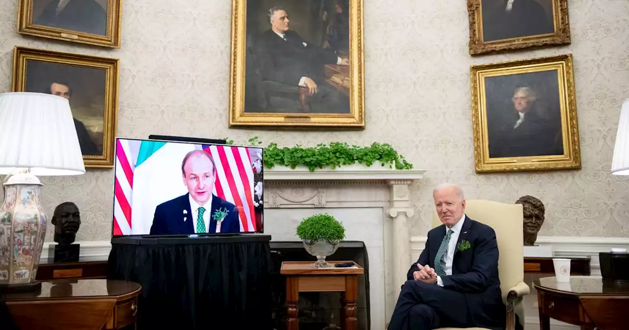 Hold On — Joe Biden Has a TV Hidden in the Oval Office?