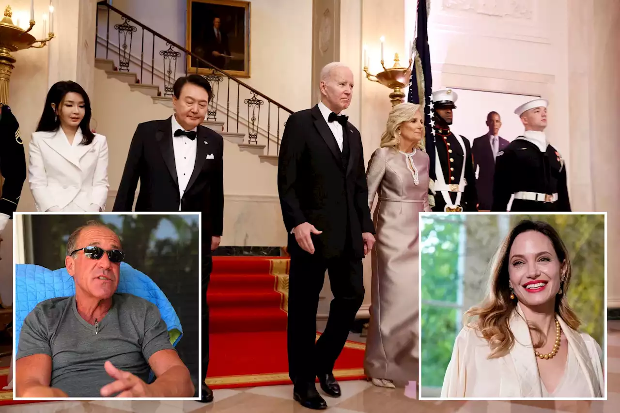 Angelina Jolie, Biden’s brother Frank among White House state dinner guests