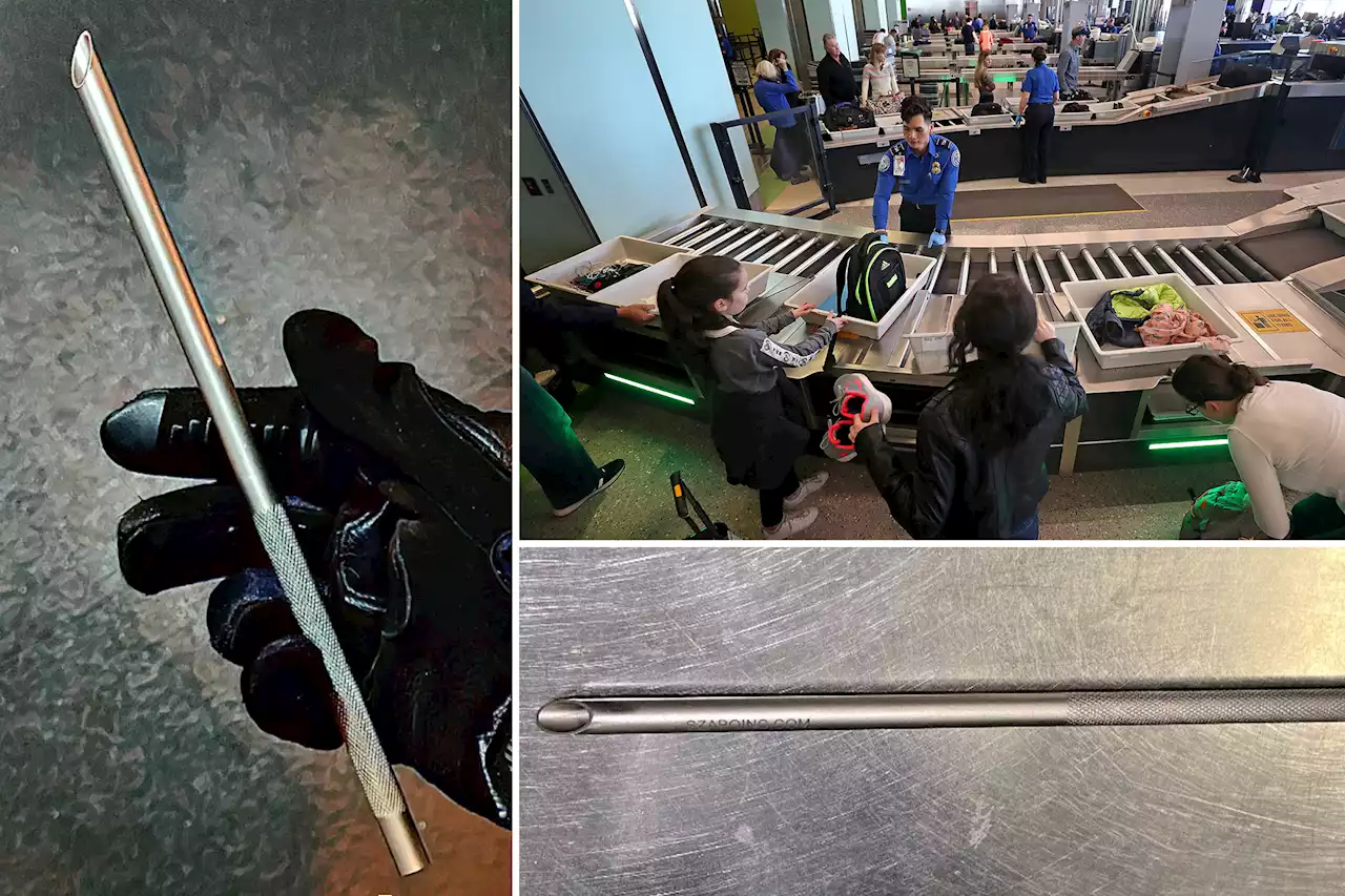 Chicago man arrested at Boston airport for carrying ‘vampire straw’