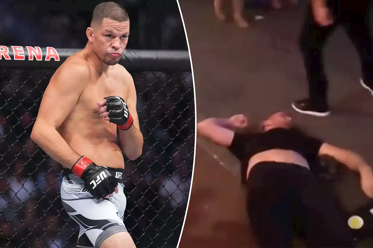 Nate Diaz jailed after New Orleans choke-out caught on video