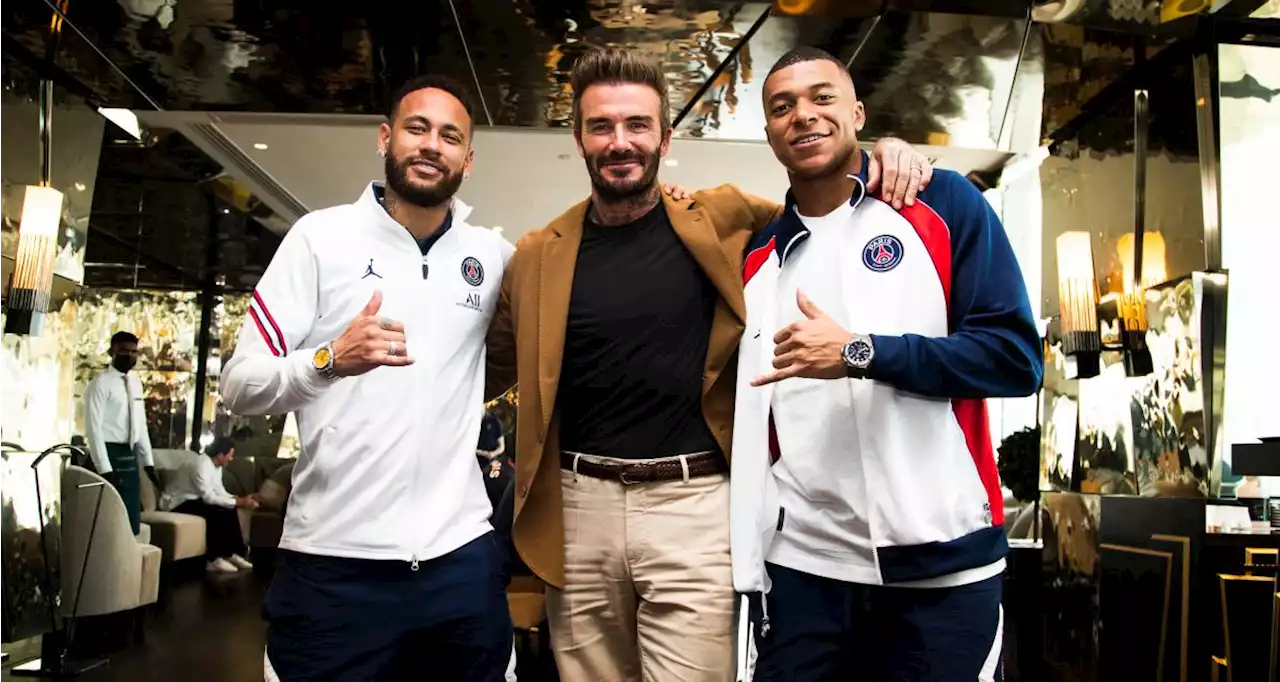 PSG : David Beckham, invité surprise de l'entraînement du jour