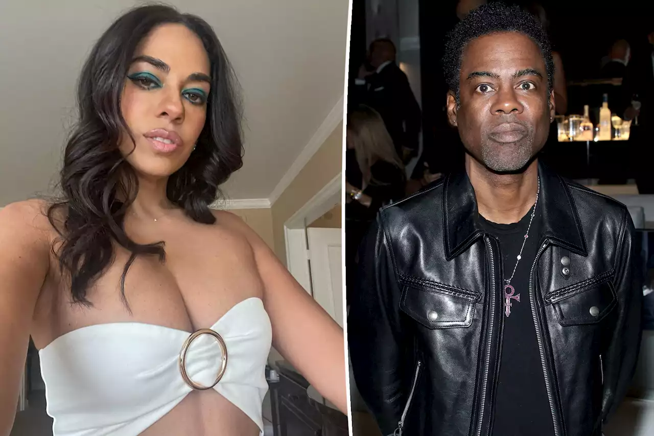 Chris Rock spotted having drinks with TV host Sharon Carpenter