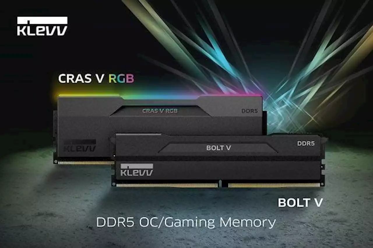 Klevv Cras V RGB und Bolt V: DDR5-RAM mit bis zu 8.000 MT/s in bunt und schlicht