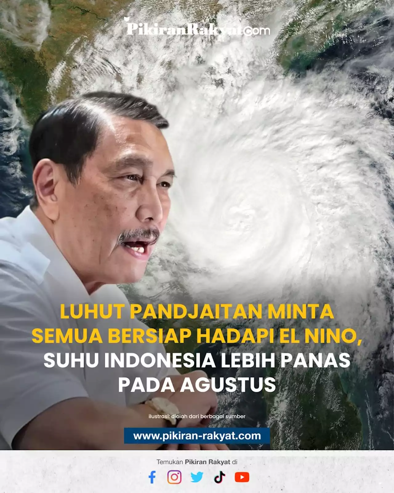 Luhut Pandjaitan Minta Semua Bersiap Hadapi El Nino, Suhu Indonesia Lebih Panas pada Agustus