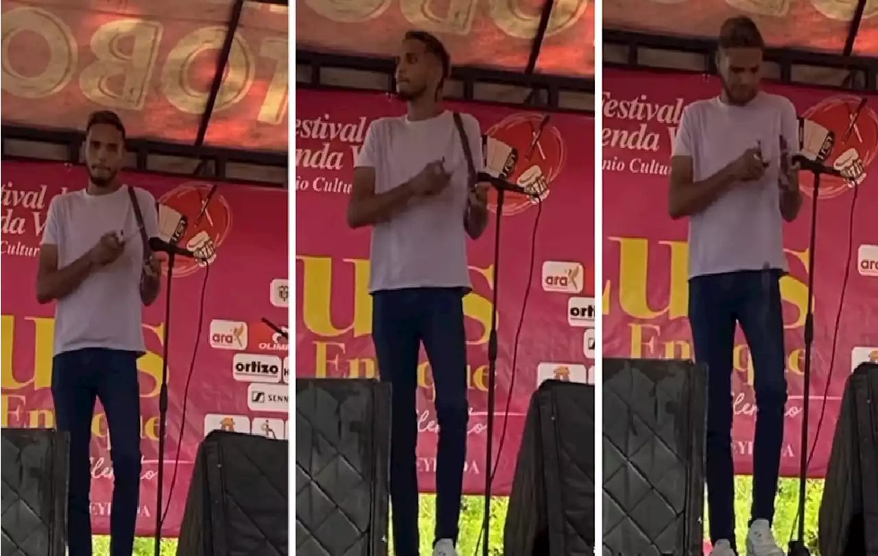 A concursante del Festival Vallenato se le partió la guacharaca y su reacción es viral - Pulzo