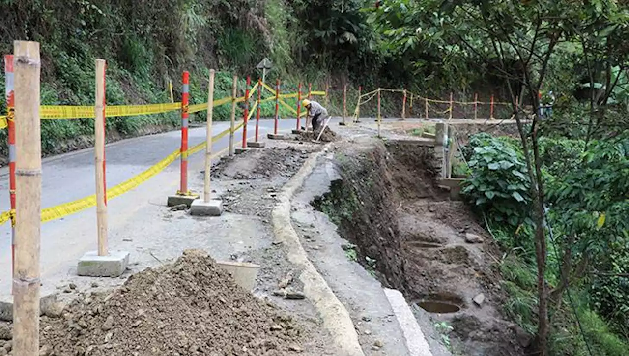 Obras en importante vía del Quindío están suspendidas, pero debían entregarse en marzo - Pulzo