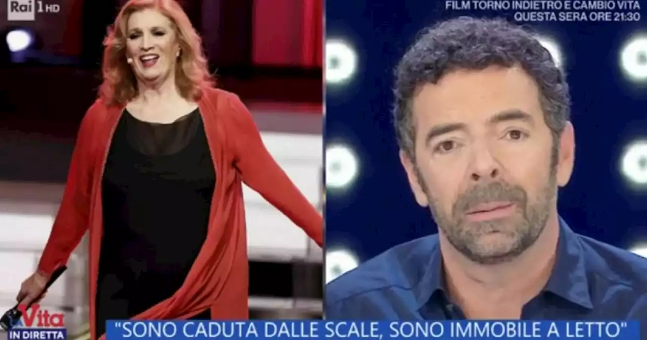 Iva Zanicchi racconta in diretta la caduta dalle scale: “Ho fatto un volo, ho delle microfratture”