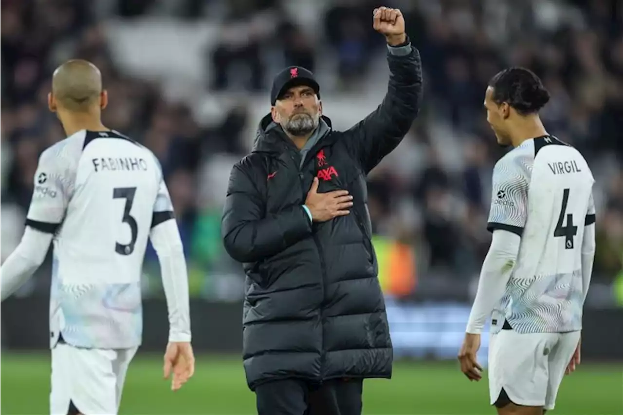 Klopp Menyukai Permainan Pasukannya saat Liverpool Bungkam West Ham 2-1 di London |Republika Online