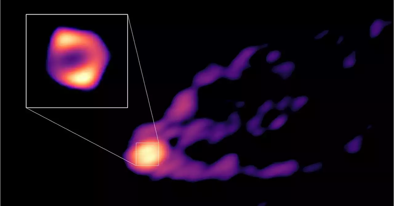 New image reveals violent events near a supermassive black hole