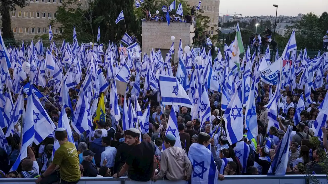 En Israël, rassemblement massif des partisans de la réforme de la justice