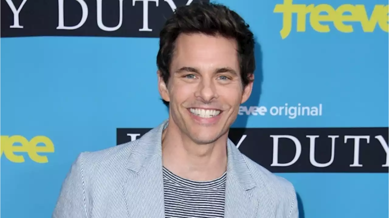 James Marsden Breaks All the Rules With a Bold Stripes-on-Stripes Officine Générale Look