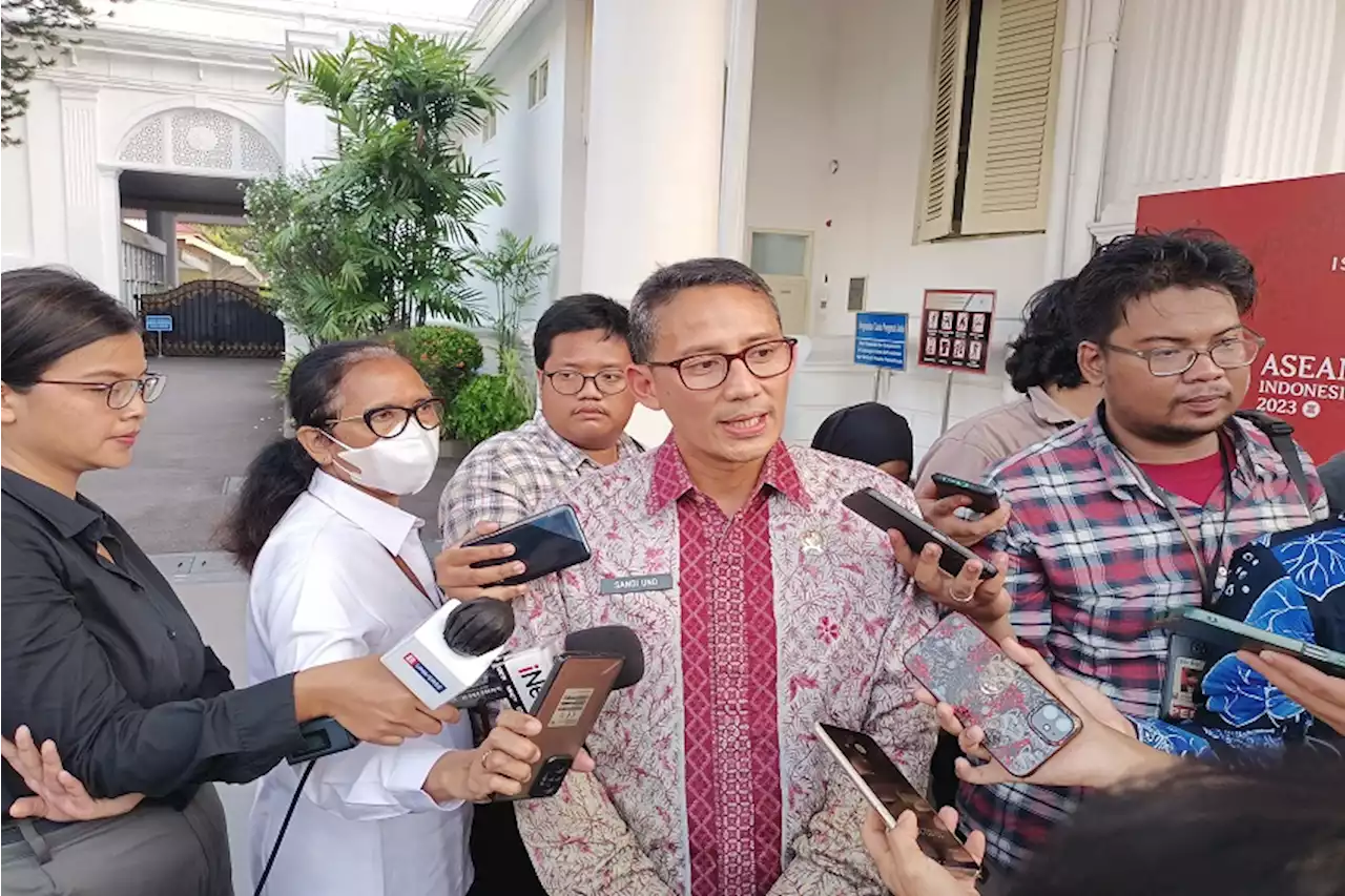 Sandiaga Uno dan Presiden Jokowi di Istana Ngobrolin Politik dan Pariwisata