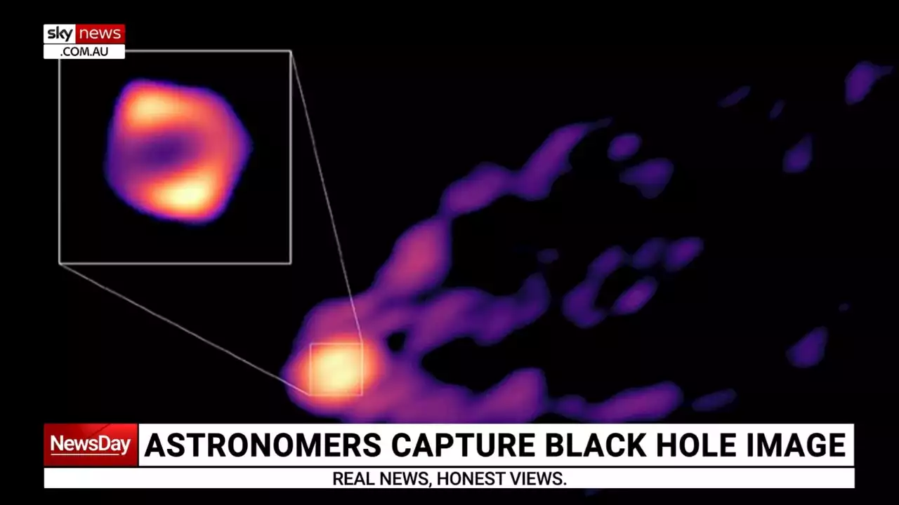 Astronomers capture image of black hole &#8216;spitting out&#8217; debris nearly the &#8216;speed of light&#8217;