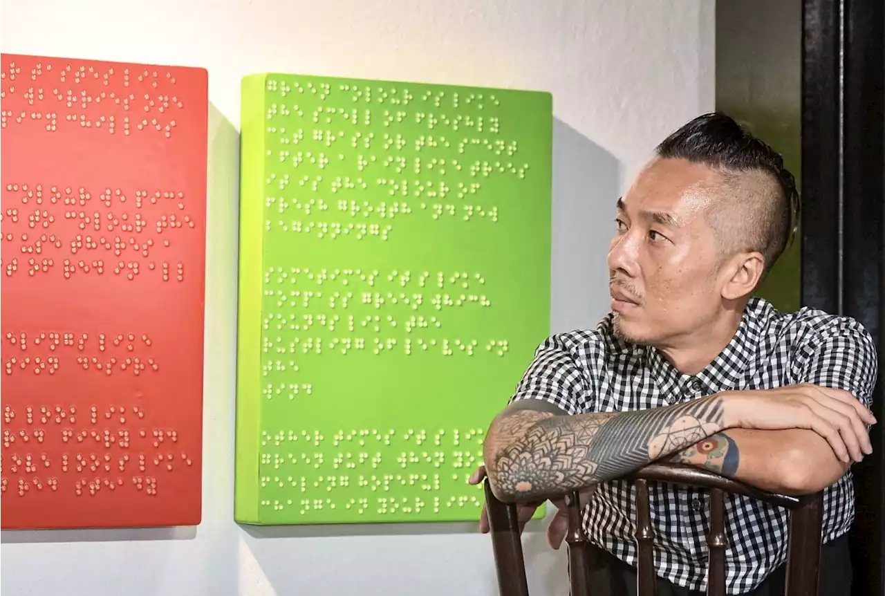 Malaysian artist's new series allows visually impaired to engage with art