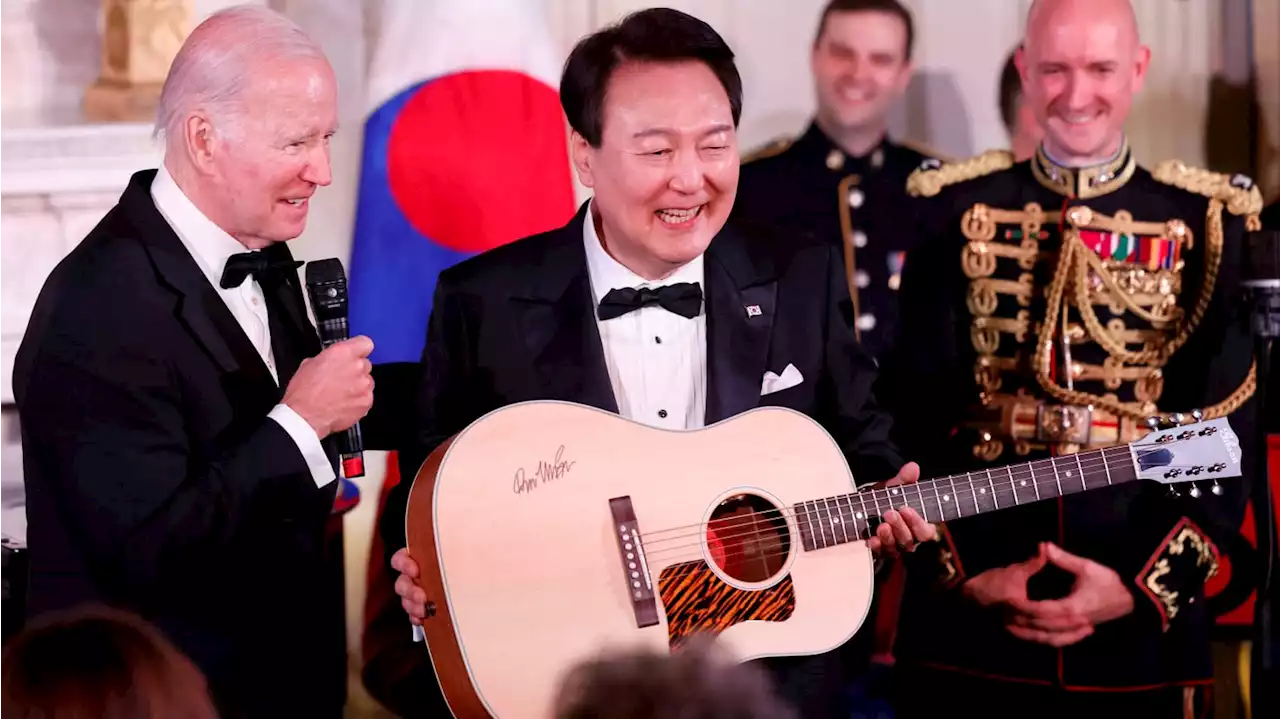 South Korean Leader Breaks Into Rendition of ‘American Pie’ at the White House