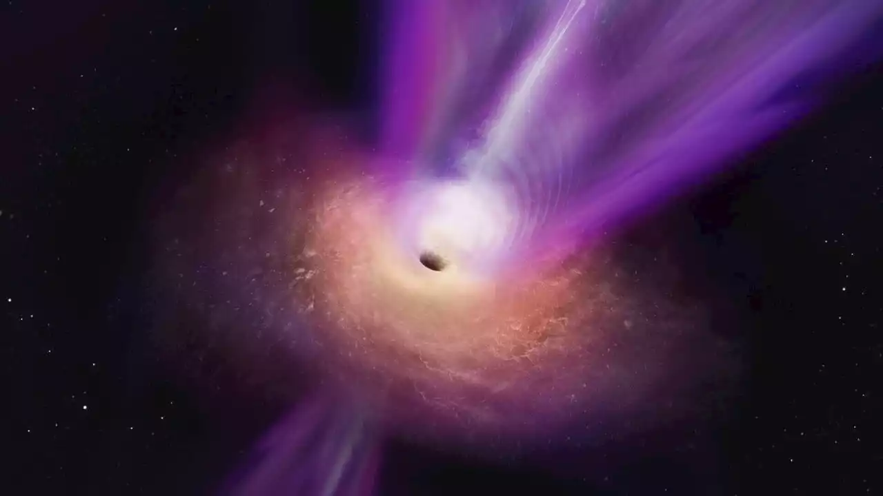 Want to See a Powerful Jet of Energy Spew from a Black Hole?