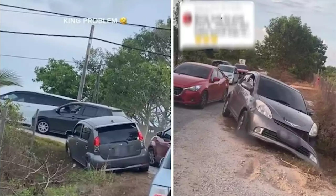 [Watch] Myvi Gets Stuck In A Hole After Trying To Illegally Overtake Another Vehicle | TRP