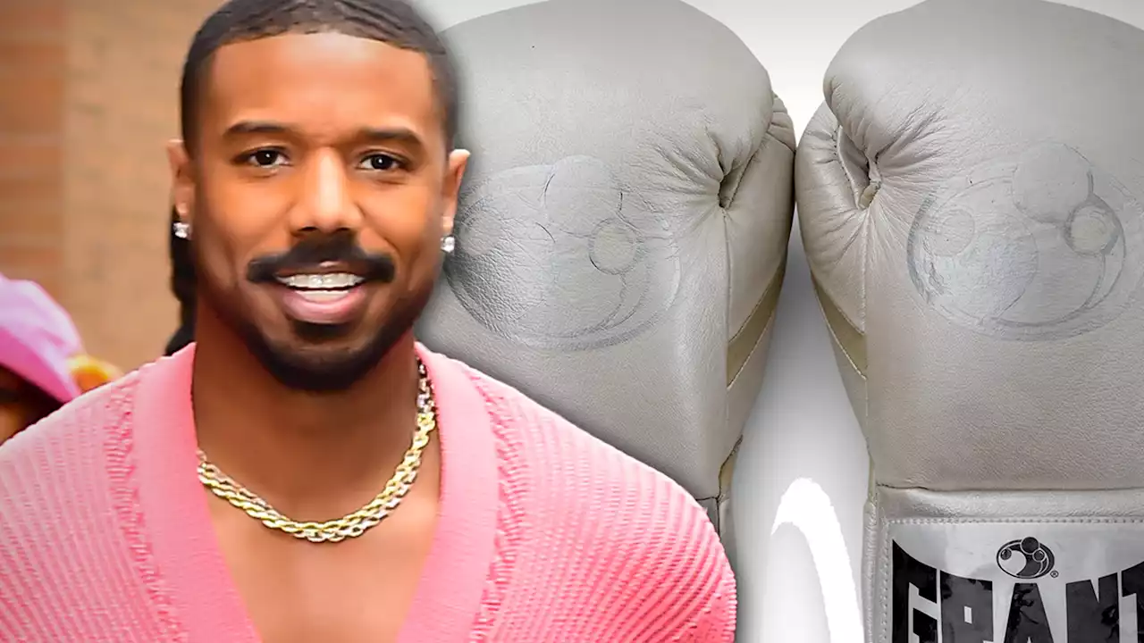 Michael B. Jordan 'Creed III' Set-Worn Boxing Gloves Up For Auction