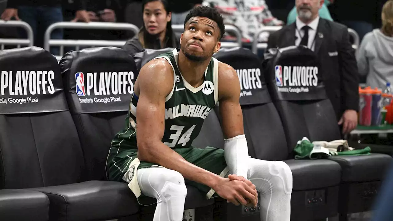 Giannis Antetokounmpo gives impassioned speech after OT loss to Heat: 'It's not a failure; it's steps to success'