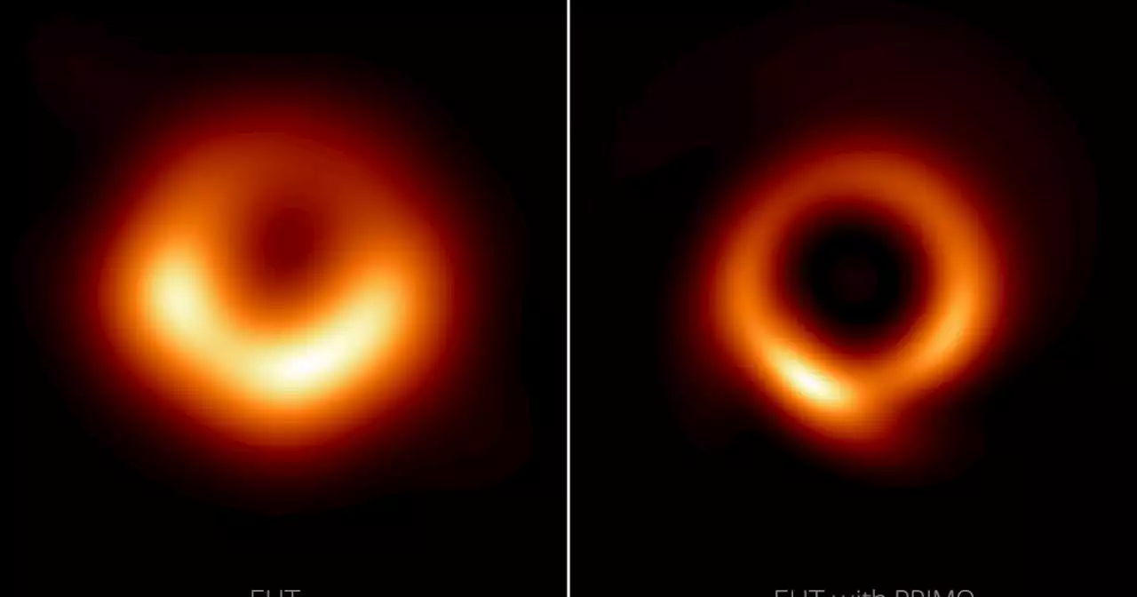 New first-of-its-kind image reveals a jet of material launching from a black hole