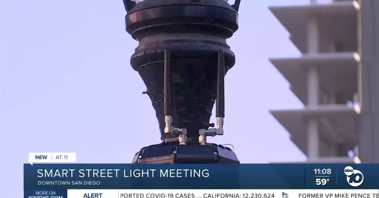 Public voices concern about Smart Streetlights at San Diego City Hall