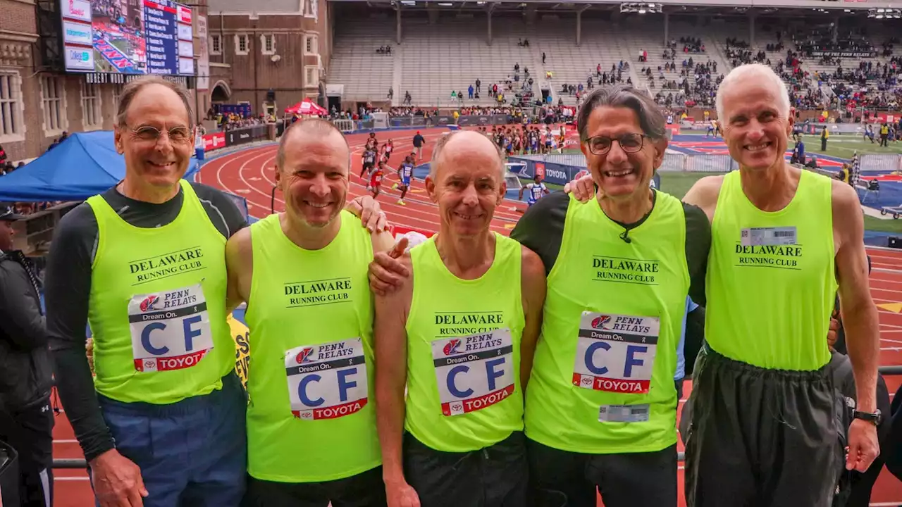 Never too old: Lifelong friends team up to run the Penn Relays