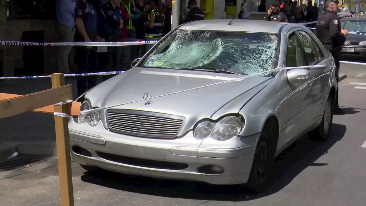 Al autor del atropello mortal en Madrid lo perseguía la policía por conducir con una bebé de meses en brazos