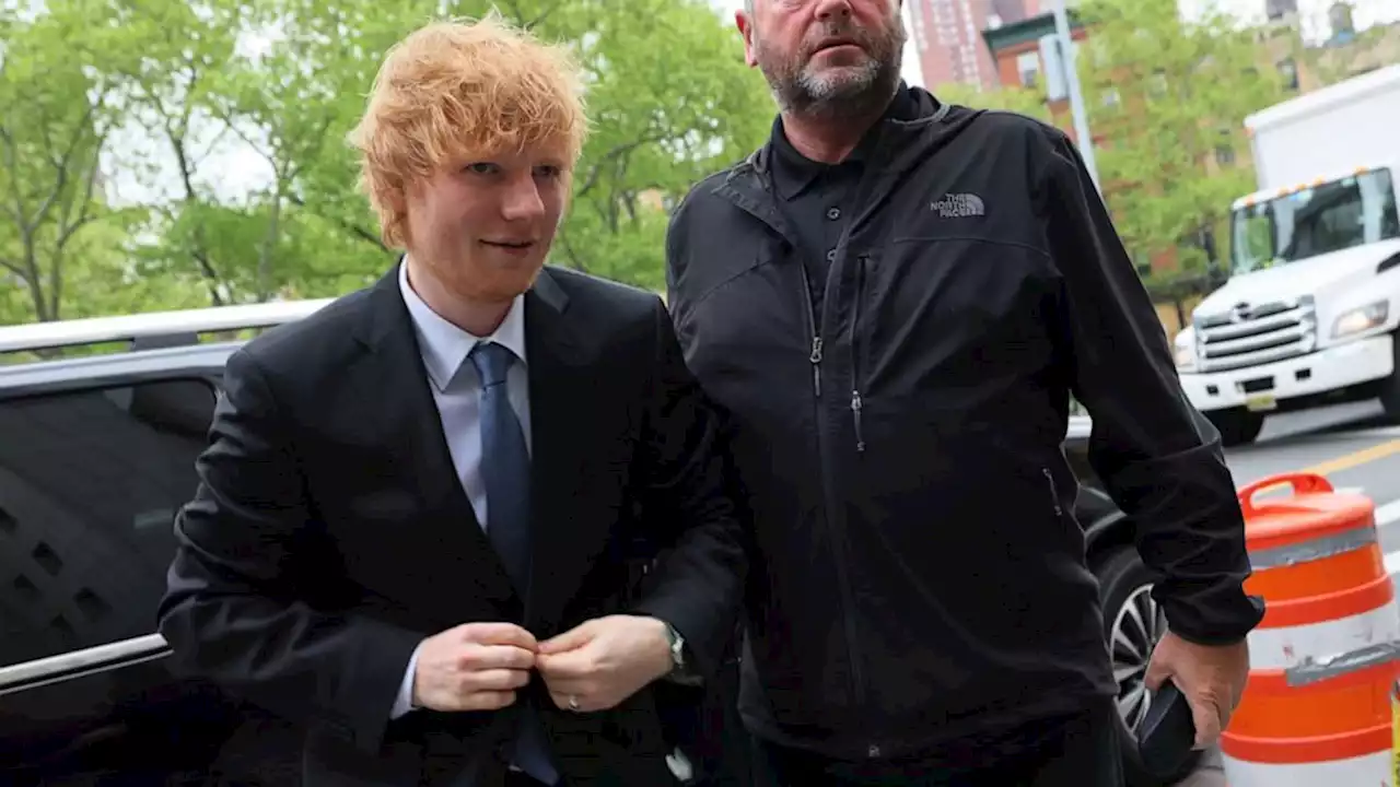 Ed Sheeran sings, plays guitar on stand during copyright infringement trial