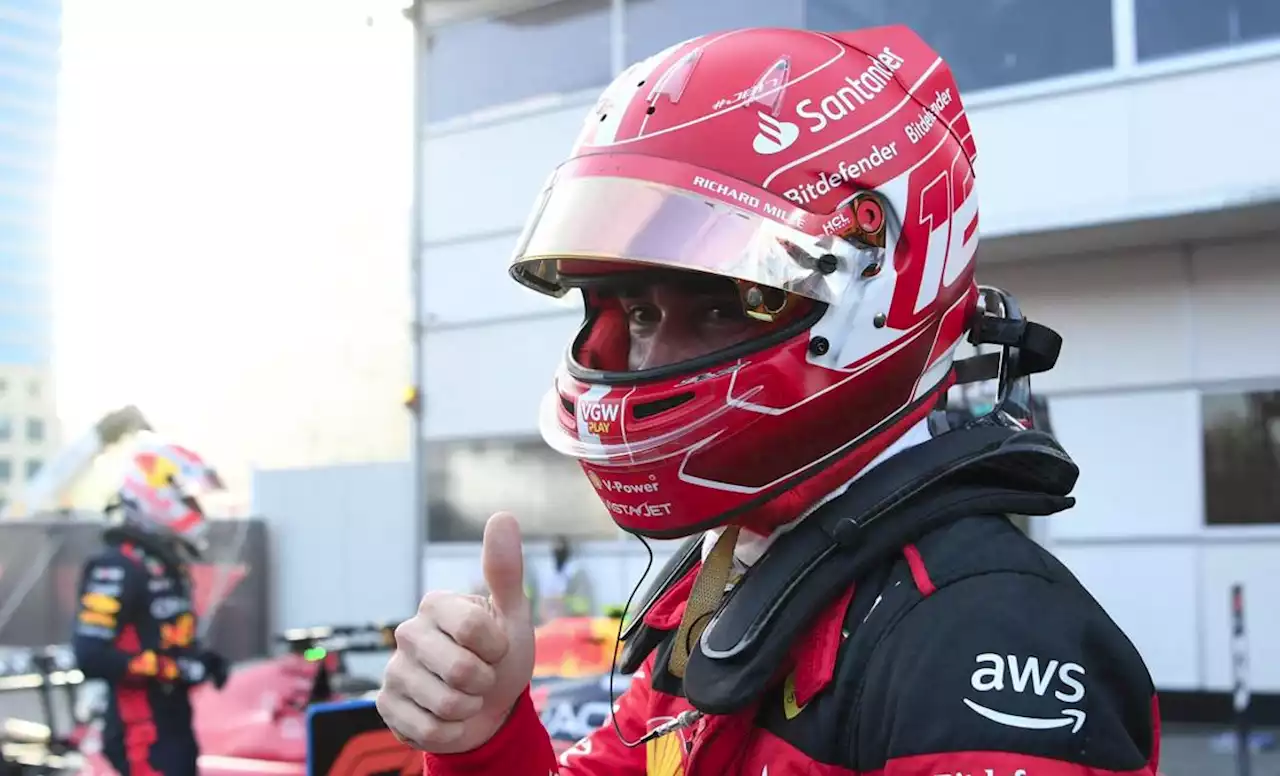 F1 Gp Baku 2023, Ferrari in pole con Leclerc