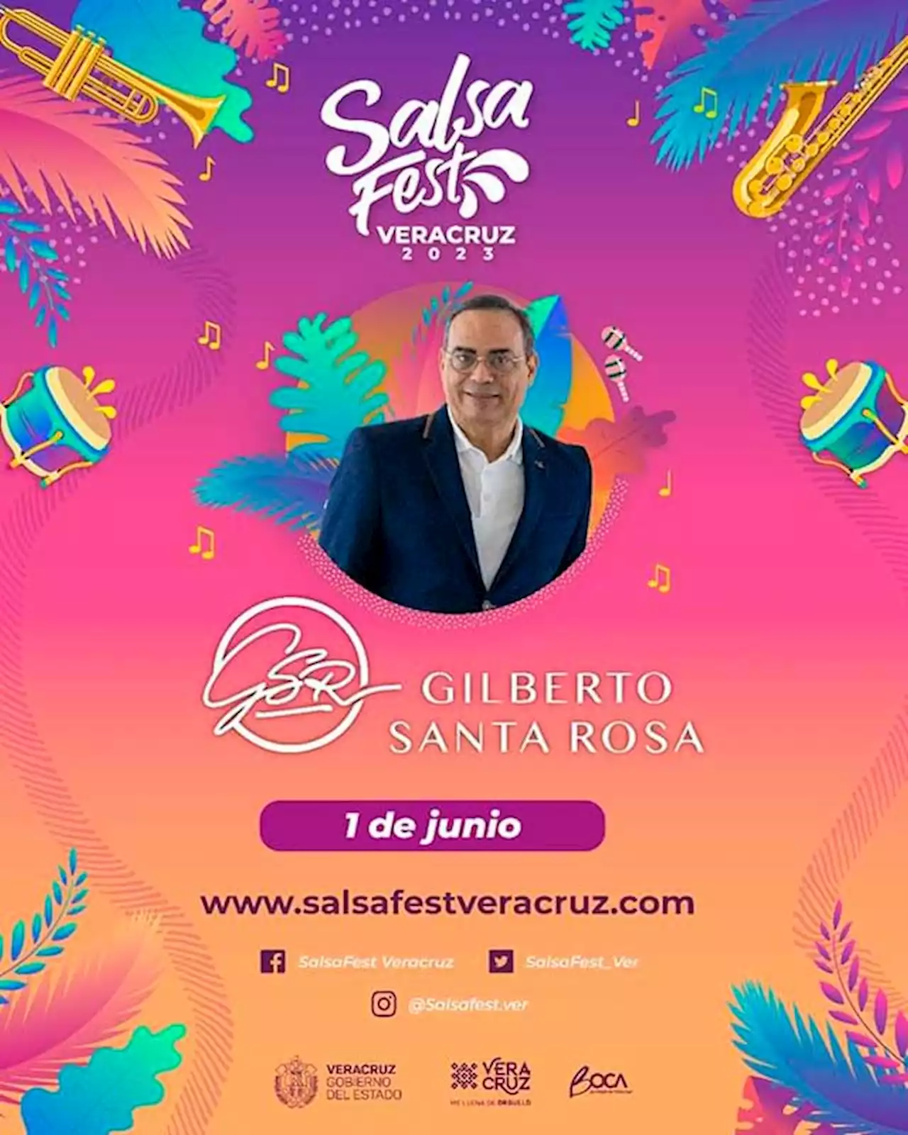 Gilberto Santa Rosa, primer invitado sorpresa del Salsa Fest 2023