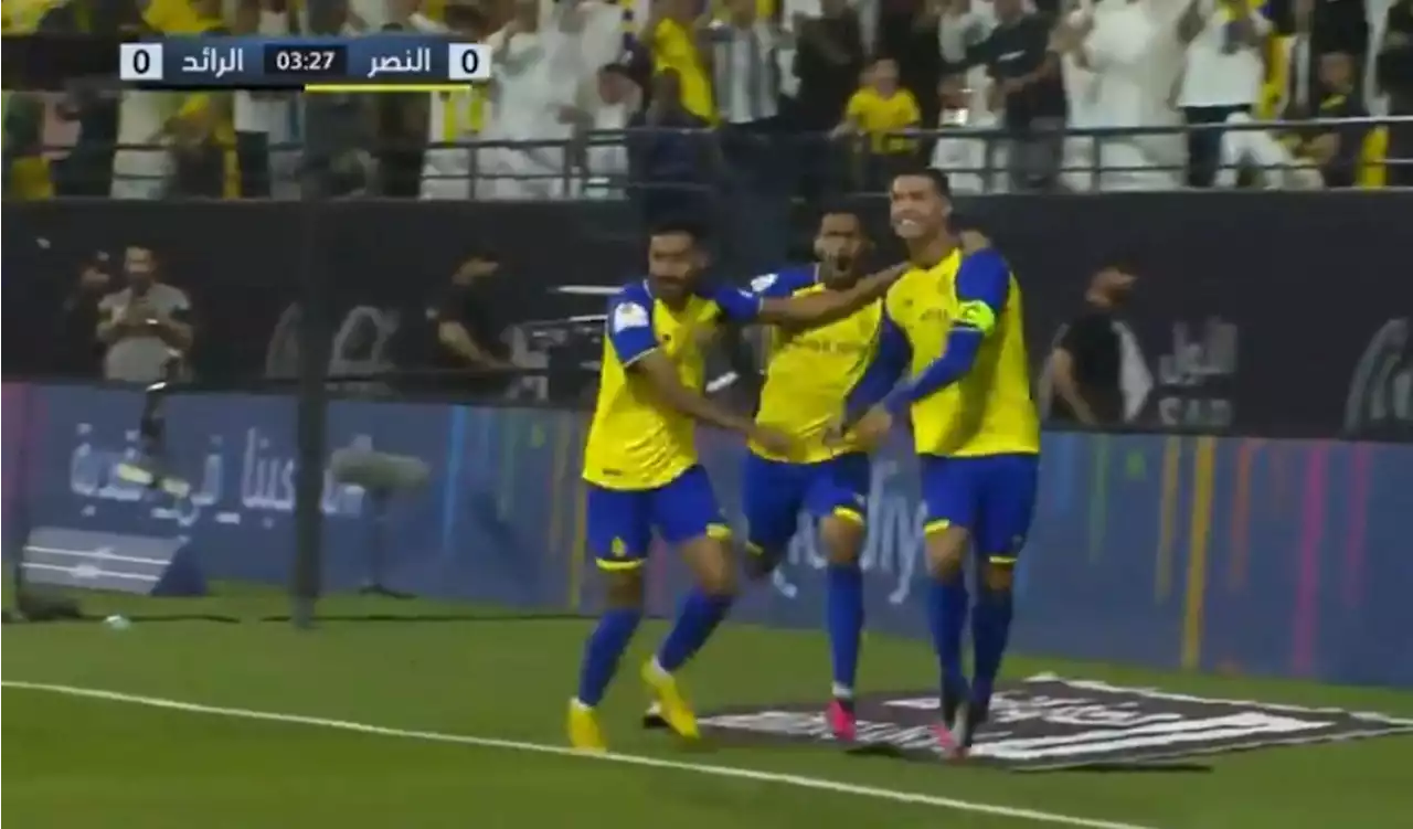 [Video] Cristiano se reconcilió con Al Nassr: gol de cabeza para buscar el liderato