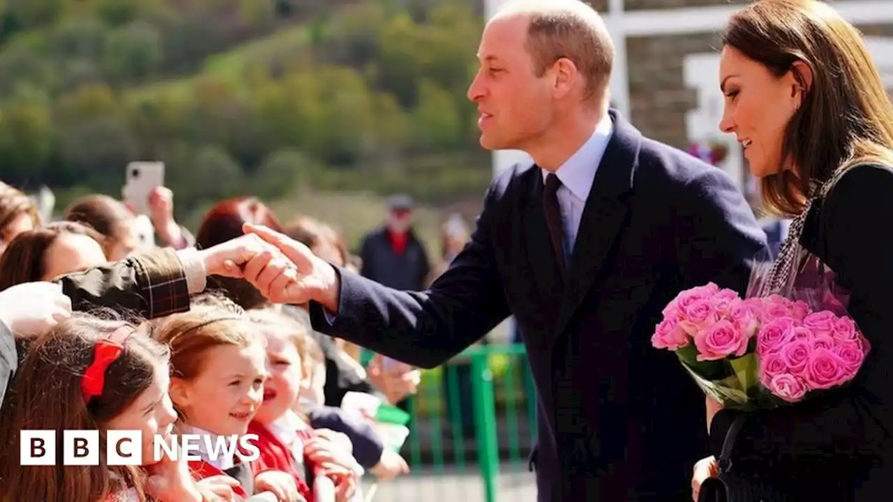 Aberfan: William and Kate visit coal tip disaster site