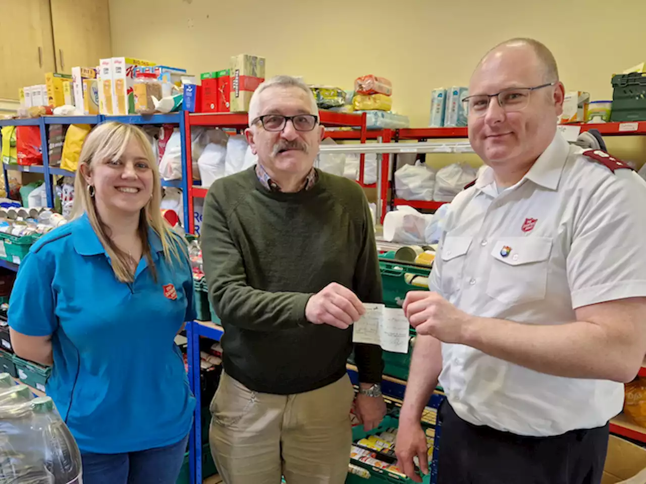 £2,100 donation to help Preston foodbank cope with growing demand