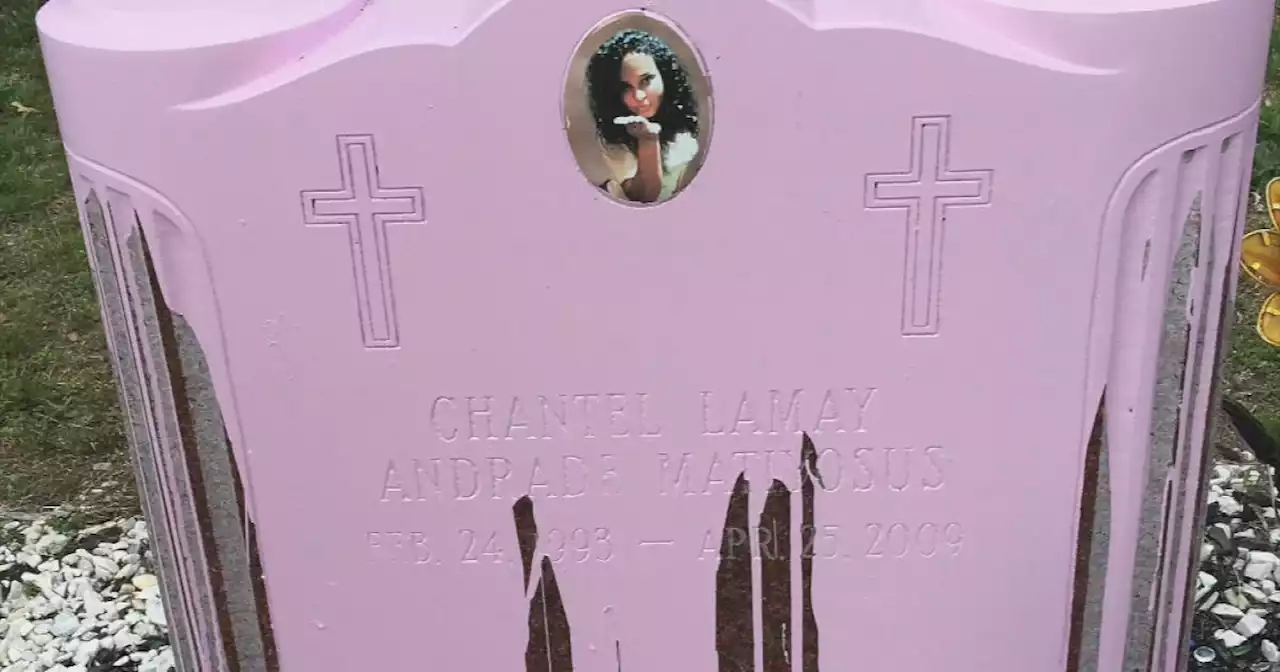 Murdered Massachusetts teen's grave covered with pink paint in latest incident of vandalism, family says: 'We just want her to be at peace'