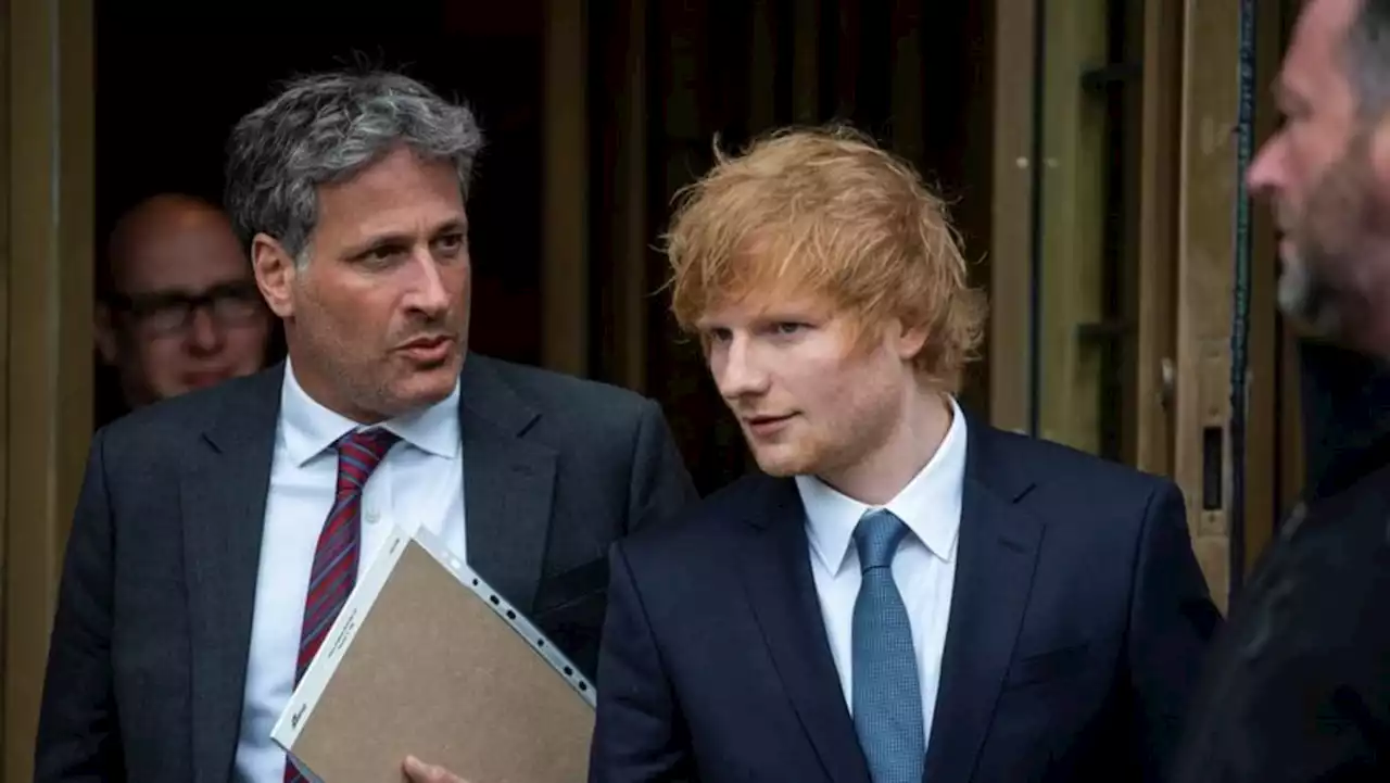 Ed Sheeran strums guitar, sings 'Thinking Out Loud' at copyright trial