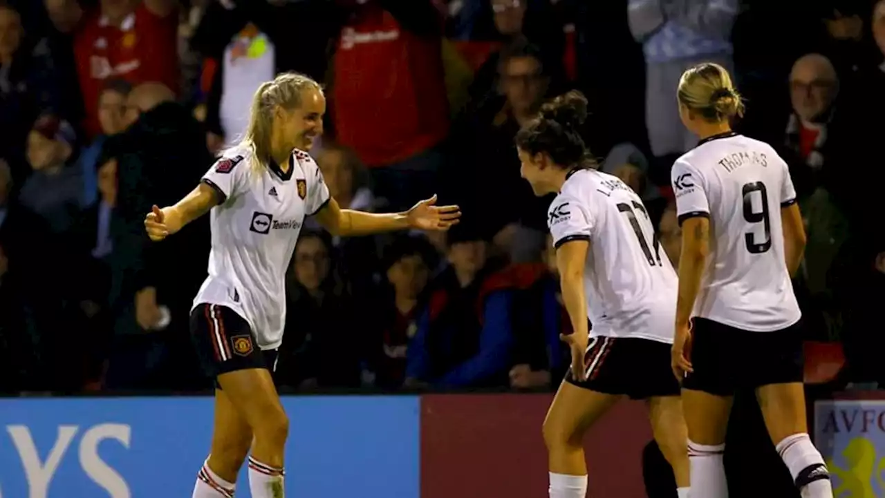 Turner's late goal earns Man United WSL win over Villa