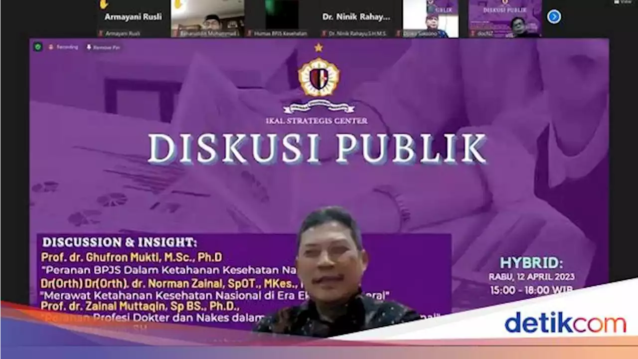 Sederet Upaya BPJS Kesehatan Dukung Ketahanan Kesehatan Nasional