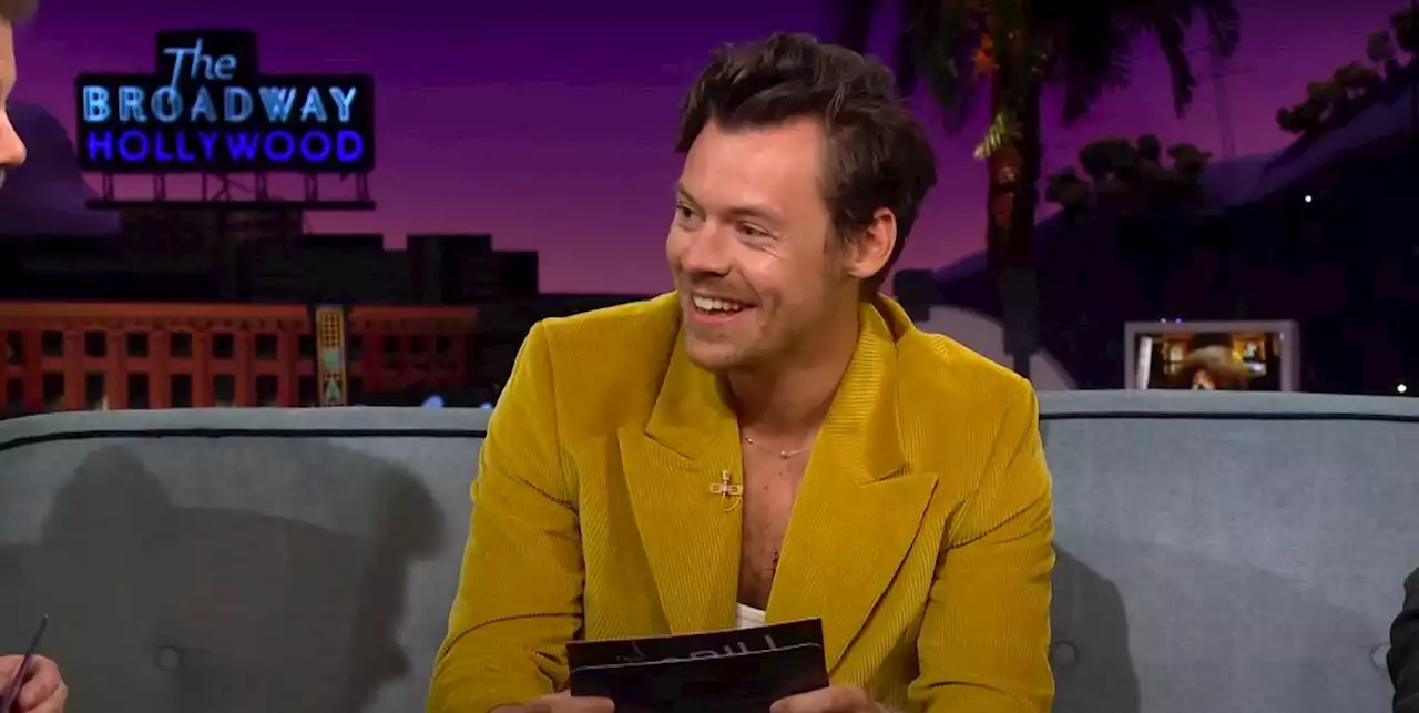 Harry Styles teases One Direction reunion on James Corden's last Late Late Show