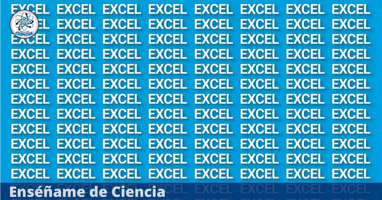 Encuentra la palabra diferente a EXCEL; ¿puedes conseguir el éxito en este acertijo visual?