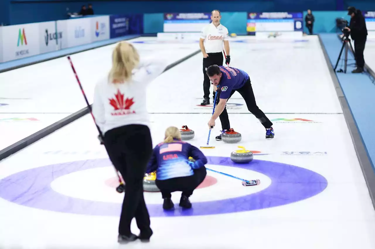 Canada falls to U.S. in semi-final at world mixed doubles curling championship