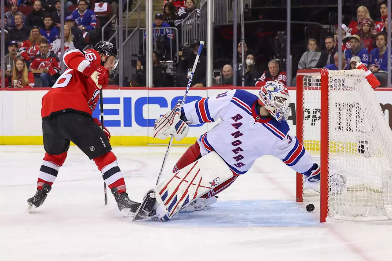 Haula leads Devils past Rangers 4-0 for 3-2 series lead