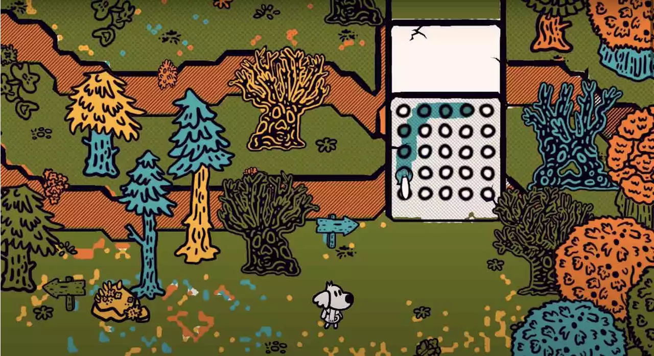 Save the world as a magic paintbrush-wielding dog in this video game - SCOUT