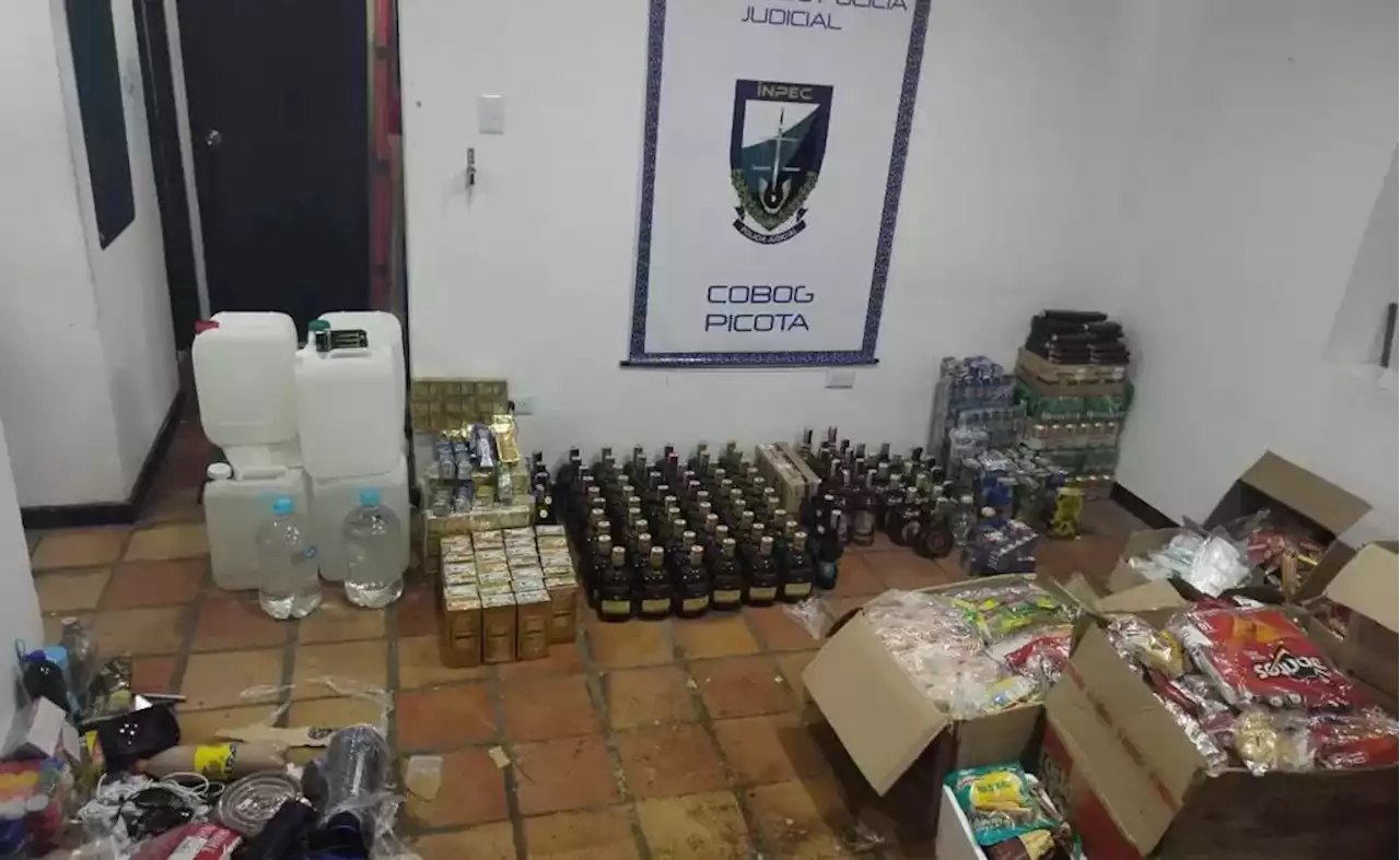 Intentaron ingresar 650 botellas de licor a la cárcel La Picota