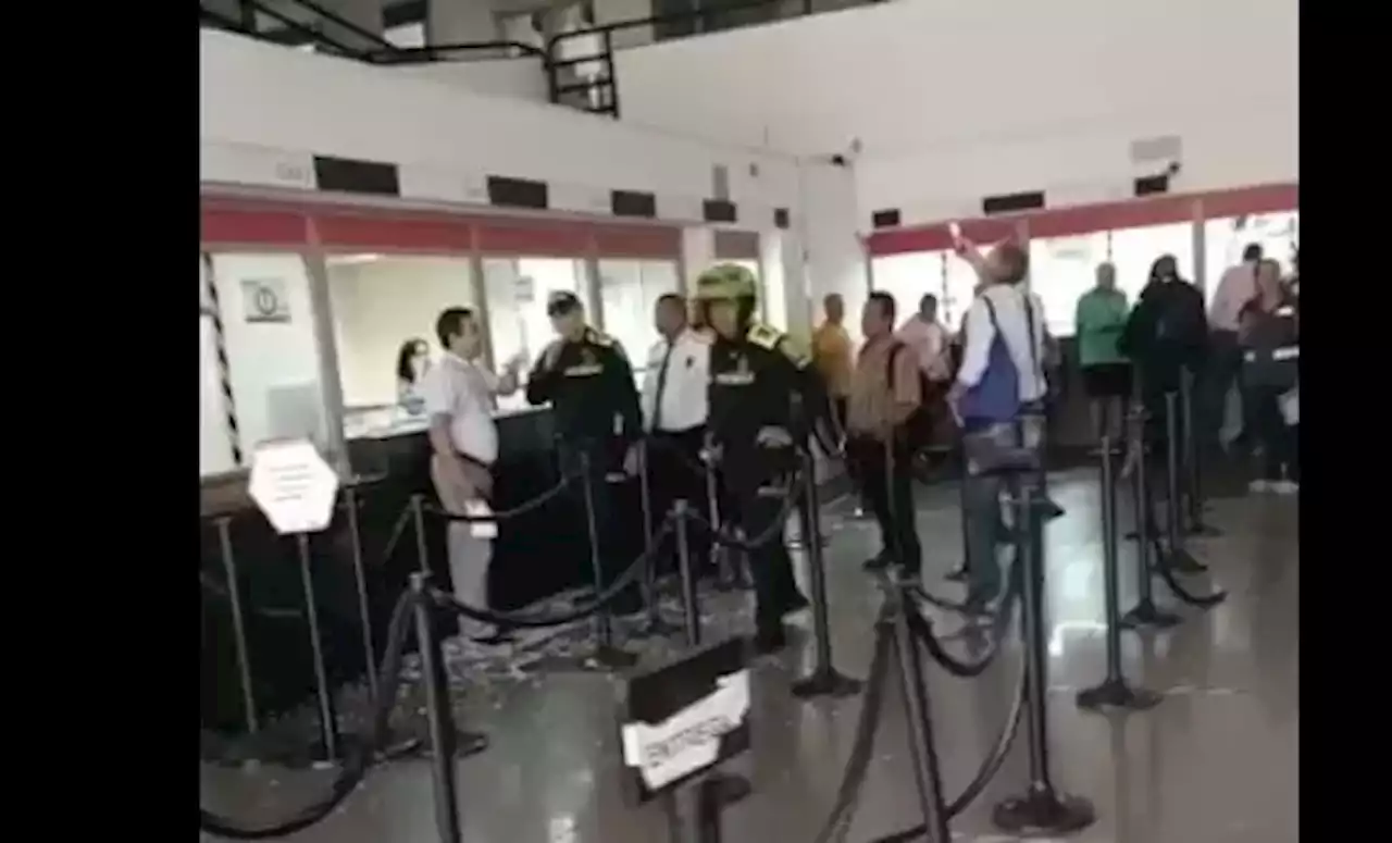 Video: Así robaron las instalaciones de la Oficina de Instrumentos Públicos de Cali