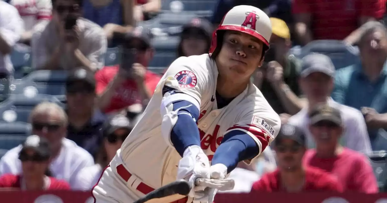 Shohei Ohtani's bid for cycle falls short but Angels beat Athletics