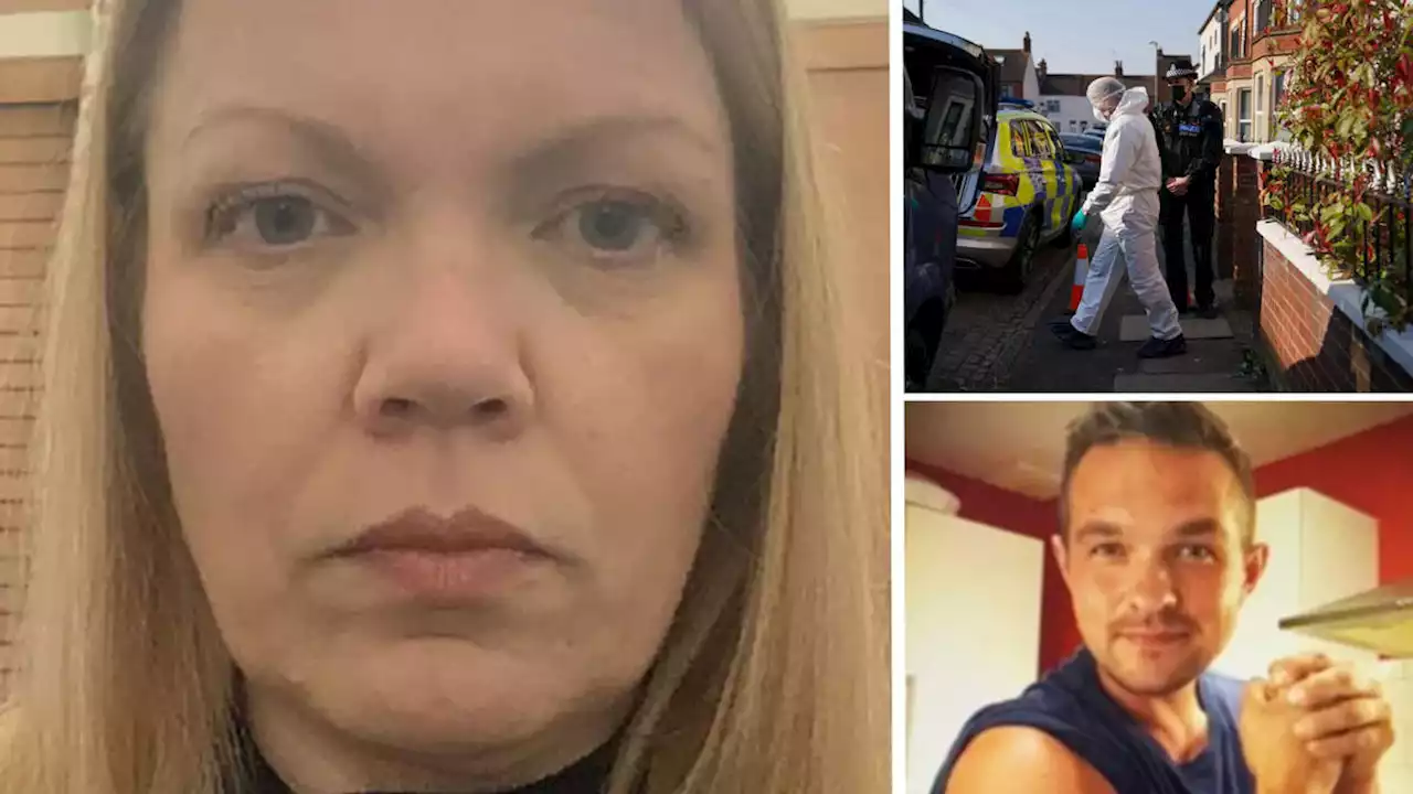 Primary school teacher who stabbed partner and buried his body in garden tells court she 'can't remember much' about killing